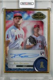 2022 Topps Gold Label Reid Detmers Framed Autographs #FA-RD RC ※裏面へこみあり Los Angeles Angels