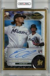 2022 Topps Gold Label Edward Cabrera Framed Autographs #FA-EC RC Miami Marlins