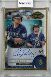 2022 Topps Gold Label Cal Raleigh Framed Autographs #FA-CR RC Seattle Mariners