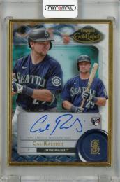 2022 Topps Gold Label Cal Raleigh Framed Autographs #FA-CR RC Seattle Mariners