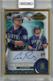 2022 Topps Gold Label Cal Raleigh Framed Autographs #FA-CR RC Seattle Mariners