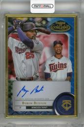 2022 Topps Gold Label Byron Buxton Framed Autographs Blue #FA-BB ※傷・汚れあり【24/50】 Minnesota Twins