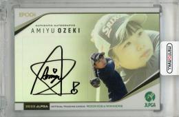 2022 EPOCH JLPGA ROOKIE&WINNERS 尾関彩美悠 直筆サインカード パラレル版【22/30】