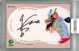 2024 EPOCH JLPGA ROOKIE&WINNERS 神谷そら 直筆サインカード【2/5】