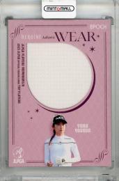 2025 EPOCH JLPGA TOP PLAYERS 安田祐香 HEROINEメモラビリアカード【5/5 (ラストナンバー)】