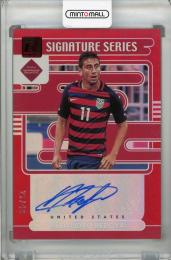 2021-22 Donruss Soccer Road to Qatar United States Alejandro Bedoya Signature Series Red(パラレル版) 25/49