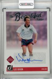 2021-22 Donruss Soccer Road to Qatar England Lee Dixon The Beautiful Game Autographs