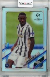 2020-21 Topps Chrome UEFA Champions League Juventus Jean-Claude Ntenda Base Refractor(パラレル版)