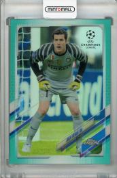 2020-21 Topps Chrome UEFA Champions League FC Internazionale Milano Julio Cesar Base Aqua(パラレル版) 070/199