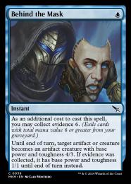 【MKM】【ENG】【Foil】《仮面の裏/Behind the Mask》