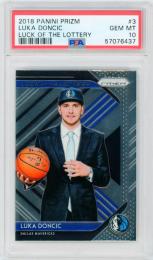 [PSA10] 2018-19 Panini Prizm	Luka Doncic	Luck of The Lottery #3