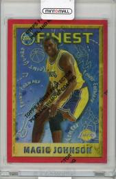 1996 TOPPS FINEST Magic Johnson #252 Los Angeles Lakers