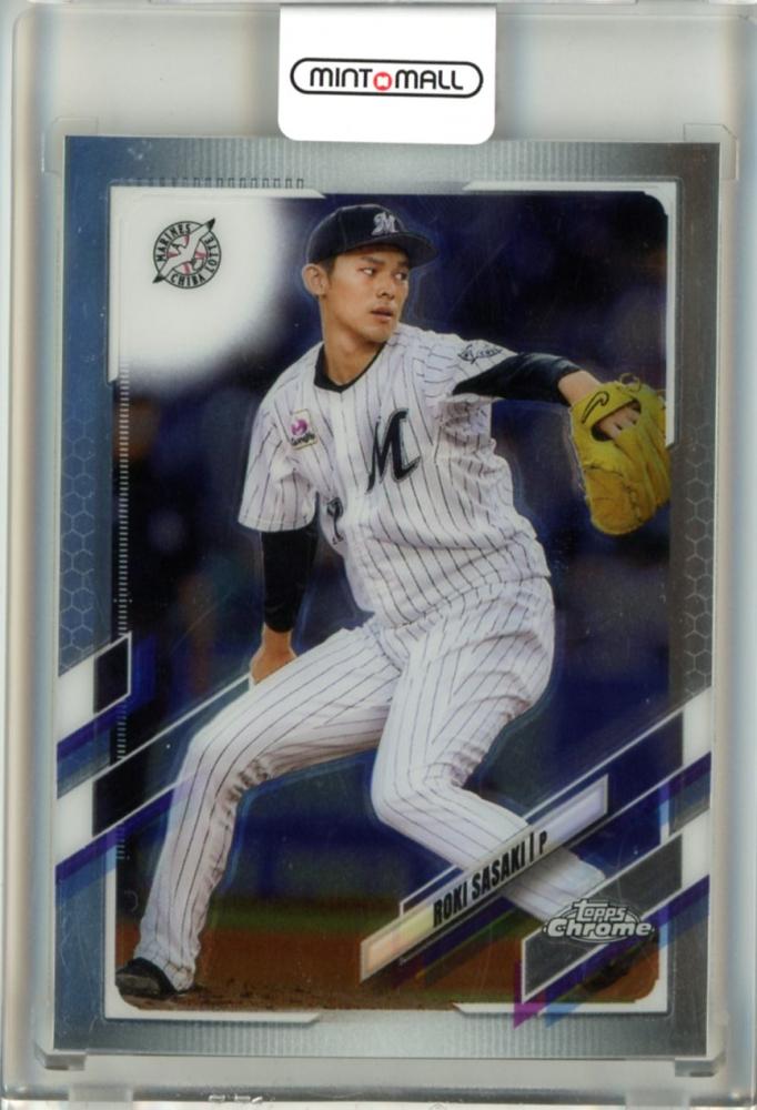 佐々木朗希 topps chrome NPB ベースカード 50 【佐々木朗希/千葉ロッテマリーンズ】2023 Topps Chrome NPB