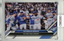 2024 Topps Now Los Angeles Dodgers World Series Champions White #WS1