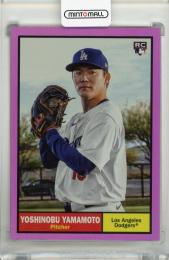 2024 Topps Archives Yoshinobu Yamamoto Pink Foilboard RC #61