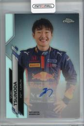 2020 Topps Chrome Formula 1 Carlin F2 Yuki Tsunoda Autographs 229/541