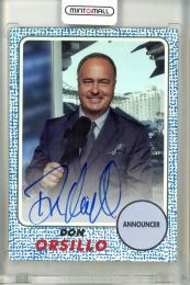 2024 Topps Archives Don Orsillo #68FF-CF  '83 Fan Favorites Autographs Blue【18/25】 Announcer