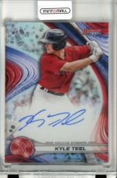 2024 Topps Bowman's Best Kyle Teel #B24-KT Best of 2024 Autograph Refractors Red Sox