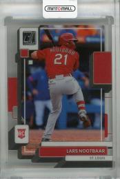 2022 Panini Chronicles St. Louis Lars Nootbaar Clearly Donruss Base (RC)