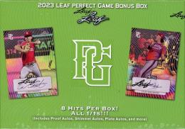 MLB 2023 LEAF PERFECT GAME BONUS BOX