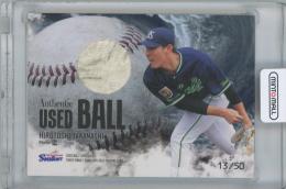 2023 プロデュース216 東京ヤクルトスワローズ ユーズドボールカードシリーズ! / 高梨裕稔 ユーズドボールカード 【13/50】