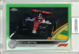 2022 Topps Chrome Fomula 1  Valtteri Vottas #59 Green Refractor 41/99
