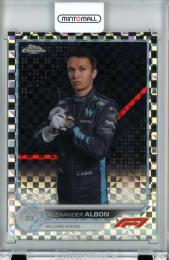 2022 Topps Chrome Fomula 1  Alexander Albon #54 Cecker Flag Refractor