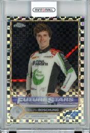 2022 Topps Chrome Fomula 1  Palph Boschung #90 Future Stars Cecker Flag Refractor
