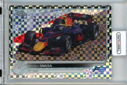 2022 Topps Chrome Fomula 1  Ayumu Iwasa #144 F2 Cars Cecker Flag Refractor