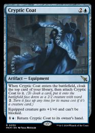 英語版 謎めいた外套/Cryptic Coat FOIL フルアート 4枚セット ミントモール / MINT GAMES MTG(東日本橋) / 【MKM】【JPN】《謎