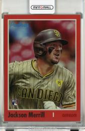 2024 Topps Archives Jackson Merrill Red Hot Foilboard RC #156【31/50】