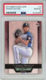 【ケース表面微スレあり】2013 BBM ICONS 大谷翔平 (日ハム) #14 (RC)【PSA10 GEM MT】