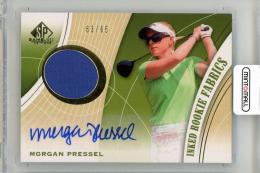 2012 UPPER DECK SP Game Used Morgan Pressel Inked Rookie Fabrics #IRFMP【63/65】