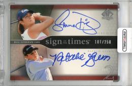 2004 UPPER DECK SP Authentic Laura Diaz/Natalie Gulbis Sign of the Times Dual #LDNG【107/250】