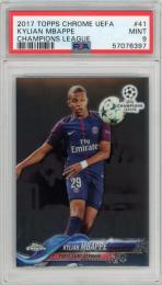 [PSA9] 2017-18 Topps Chrome UEFA Champions League 	Kylian Mbappe	#41