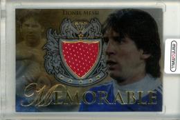 2011 Futera World Football Unique Lionel Messi #MEMG10 Memorable Gold【298/450】《裏面へこみ有り》 Argentina