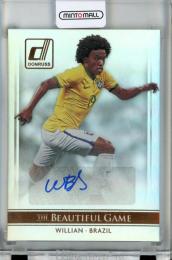 2015 Panini Donruss Willian #BG-W The Beautiful Game Autographs Brazil