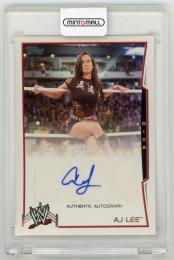 2014 TOPPS WWE Autograph AJ Lee