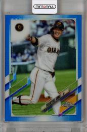 2021 Topps NPB Chrome  亀井善行 (読売ジャイアンツ) Blue Refractors #109 148/150