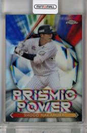 2021 Topps NPB Chrome  中村奨吾 (千葉ロッテマリーンズ) Prismic Power #PP8