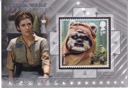 2020 Topps Star Wars Masterwork  Princess Leia Organa - Wicket W. Warrick Commemorative Stamp Relics