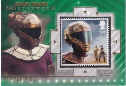 2020 Topps Star Wars Masterwork  Zorii Bliss - Zorii Bliss Commemorative Stamp Relics Greenパラレル版 83/99