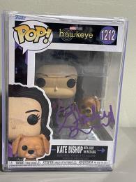 Hailee Steinfeld  Auto 【Kate Bishop】 Marvel Hawkeye Funko Pop 1212 Fanatics証明付き　カバー付き