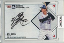 2025 BBM 東京ヤクルトスワローズ 澤井廉 直筆サインカード【39/90】