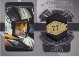 2020 Topps Star Wars Masterwork  Wedge Antilles – Red Five 77 Commemorative Dog Tag Medallion 13/99