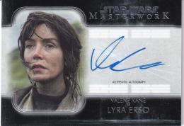 2020 Topps Star Wars Masterwork  Valene Kane as Lyra Erso Autograph Rogue One & Solo Signers