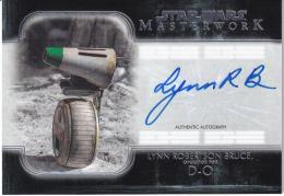 2020 Topps Star Wars Masterwork  Lynn Robertson Bruce, operator for D-O Autograph New Trilogy Signers