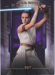 2020 Topps Star Wars Masterwork  Rey Base Purpleパラレル版 21/50
