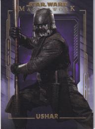 2020 Topps Star Wars Masterwork  Ushar Base Purpleパラレル版 09/50