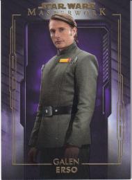 2020 Topps Star Wars Masterwork  Galen Erso Base Purpleパラレル版 30/50